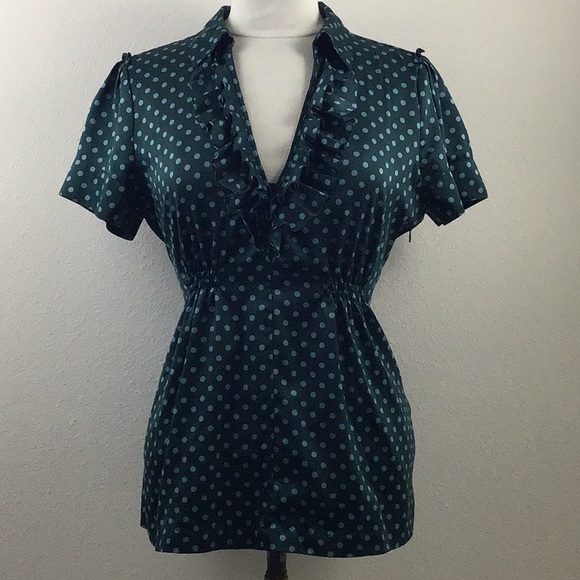 Banana Republic Tops - 🍌Banana Republic Women’s Green Blouse